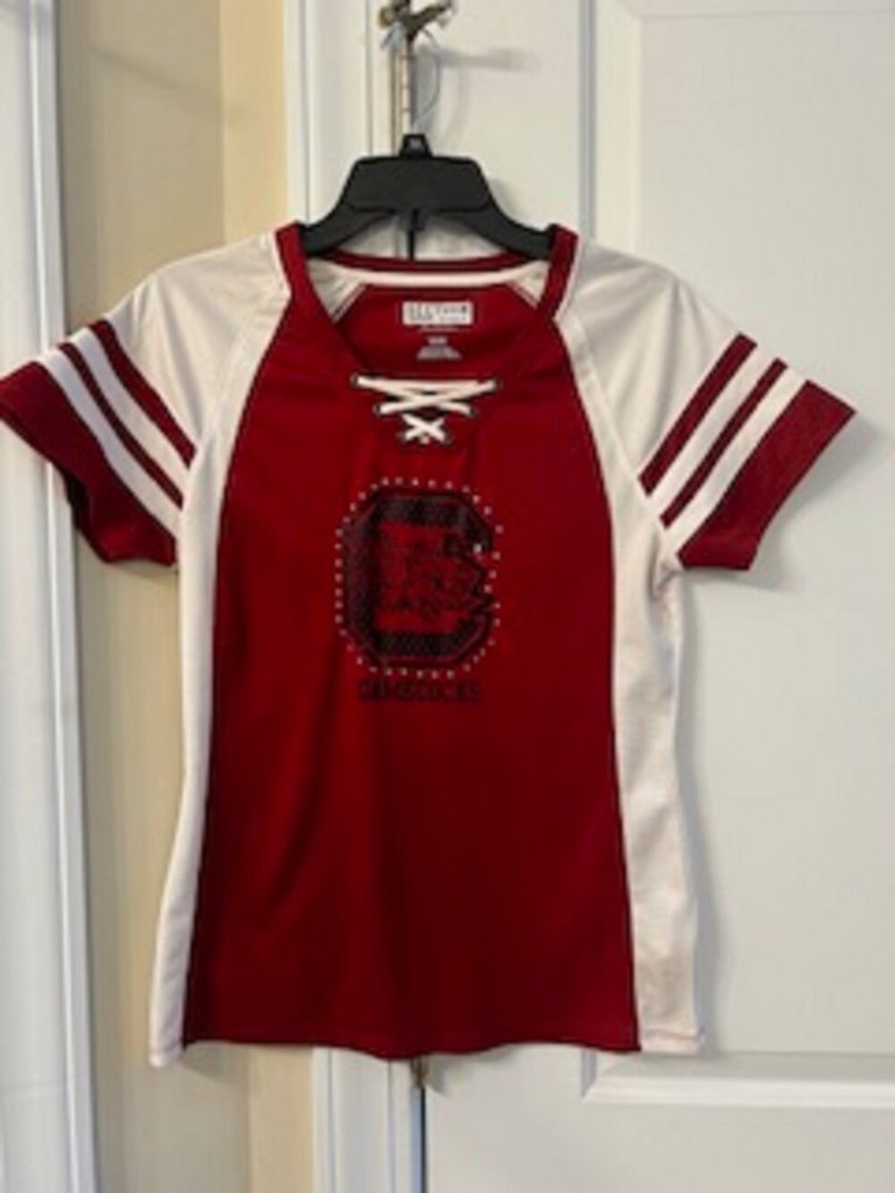 Women's USC Gamecocks Short Sleeve Top (Section 101 by Majestic) Medium